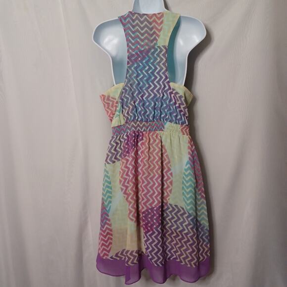 W118 by Walter Baker Sleeveless Multi-color Mini Dress. Size M - Picture 7 of 12
